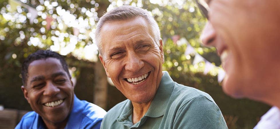 older men smiling